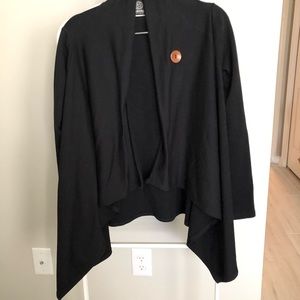 Bobeau Button Front Cardigan